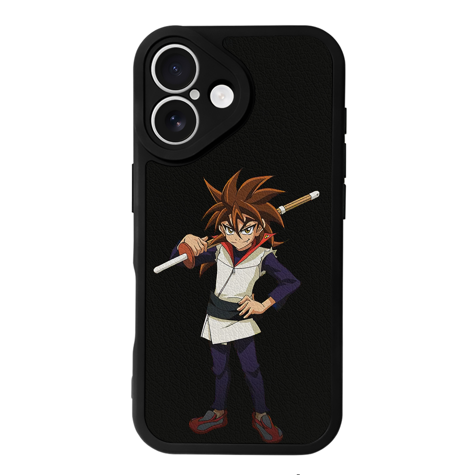 遊☆戯☆王 Yu-Gi-Oh! 【iPhone 16シリーズ対応】シリコンスマホケース（レザー調） 材質：シリコン